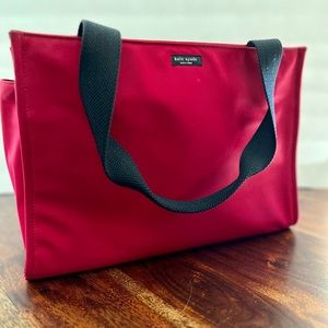 Kate Spade Red Nylon Tote
